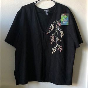 Linen Women cover top cape 22 Positive Attitude